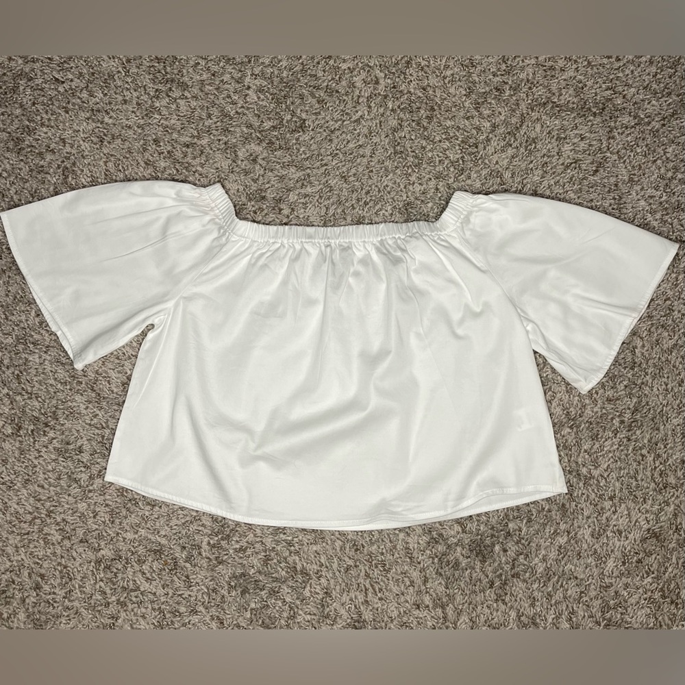 White Crop Top